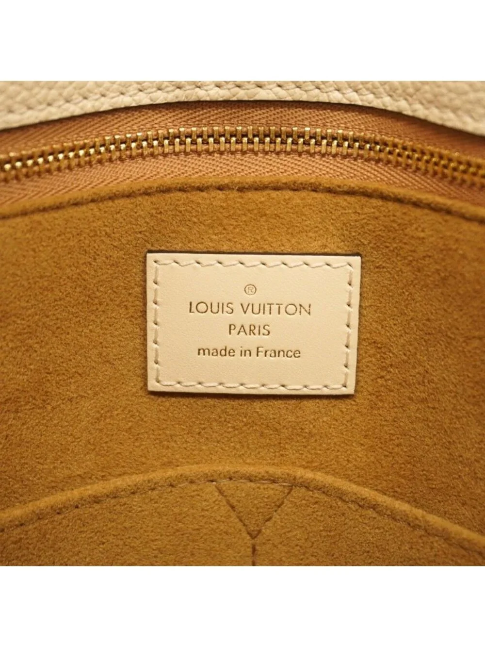 Louis Vuitton Tote Monogram Empreinte On The Go GM Cream